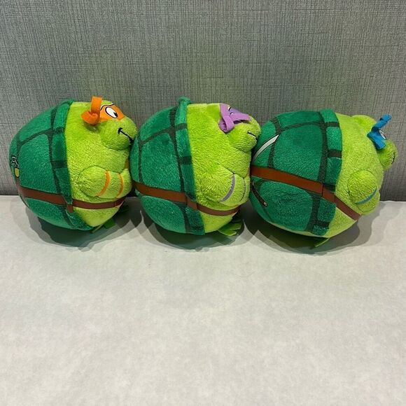 Ty Beanie Ballz TMNT Set Lot Teenage Mutant Ninja Turtles Plush Stuffed Animals - Picture 4 of 9